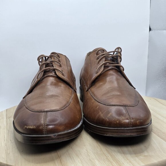 Mens Size 13 M - Cole Haan Jay Grand Apron Oxford Tan Style C23779 Dress Shoes - Picture 2 of 9